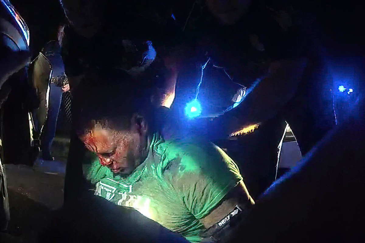 nypost's tweet photo. Graphic video shows troopers stun, hit and drag black man before his death https://t.co/kfmIR1qwa1 https://t.co/AODUcqlydx