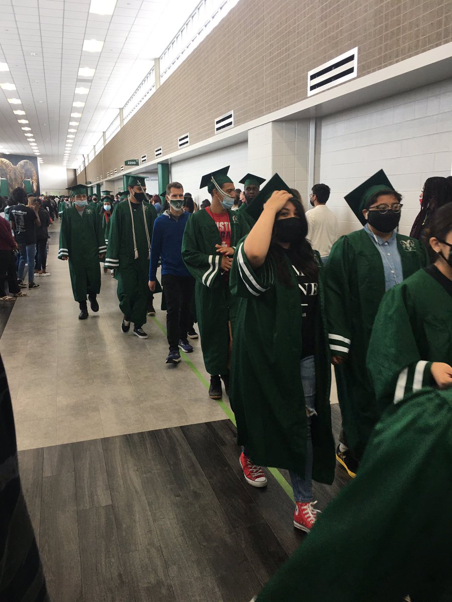 High School folks are lucky! After 13 years of educating our students, we get to take them across the stage. Thanks for all the hard work put in by MCHS feeder pattern schools. You will be proud of the c/o of 2021! #seniorwalk <a href="/MCHS_Rams/">RamNation</a>