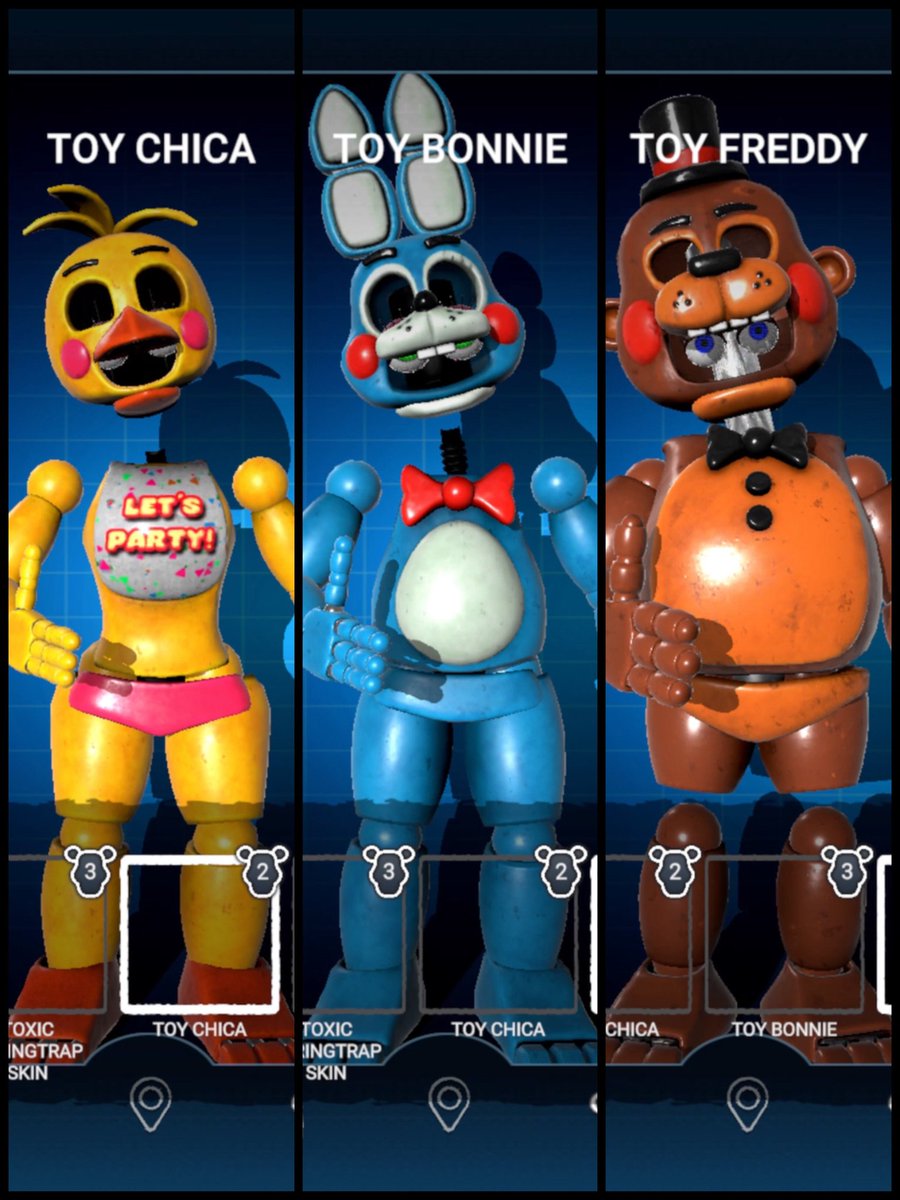 Faz_fact's tweet photo. Faz-Fun Fact: There is a strange glitch in FNAF AR's newest update where the Toys will...uhh...

...deform. https://t.co/4RocjyGO4V