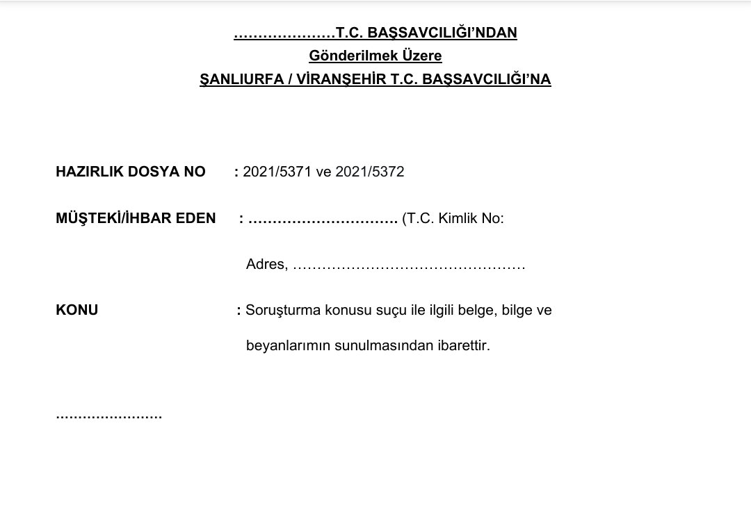DİKKAT!
Savcı AKBULUT bir ışık yaktı,bize düşense kendisine sahip çıkıp aydınlattığı bu yolu takip ederek,başlattığı soruşturmayı sürdürmektir.Yarın savcılığa giderek dosyaya eklenmesi adına dilekçemi bırakacağım ! #SavcıBaşlattıSıraBizde