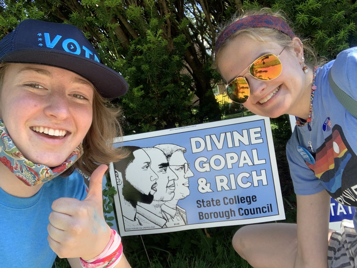 Tuesday’s decisive victory meant that our elected leaders have a community mandate to dramatically improve the material conditions of people’s lives, to fight for a State College where we can all be welcome &amp; cared for as ourselves, beautiful &amp; bold.

People power. Power forward.