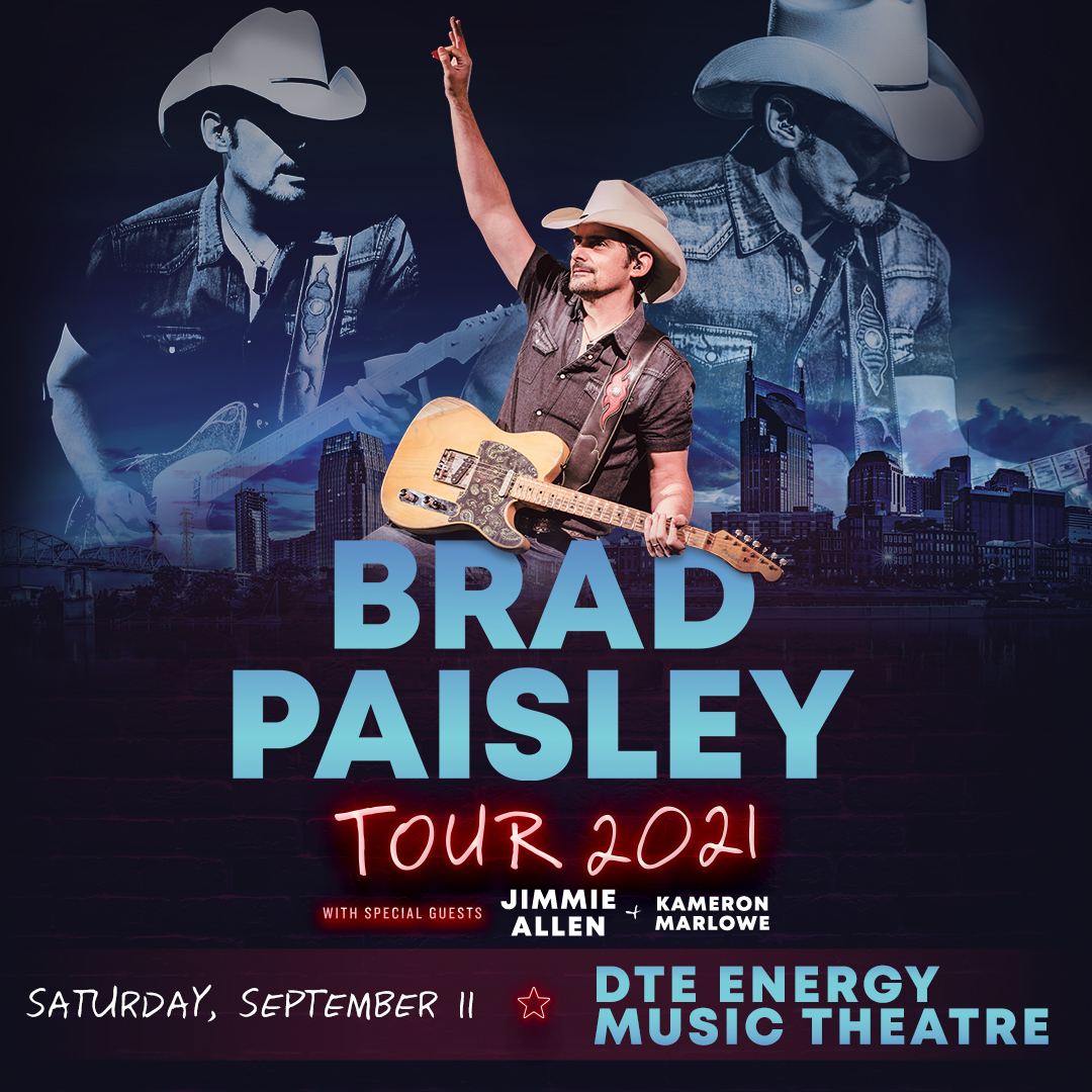 Brad Paisley is coming to DTE Energy Music Theatre this summer! Tickets on sale this Friday at 10am! https://t.co/zTyNC7XA3Q