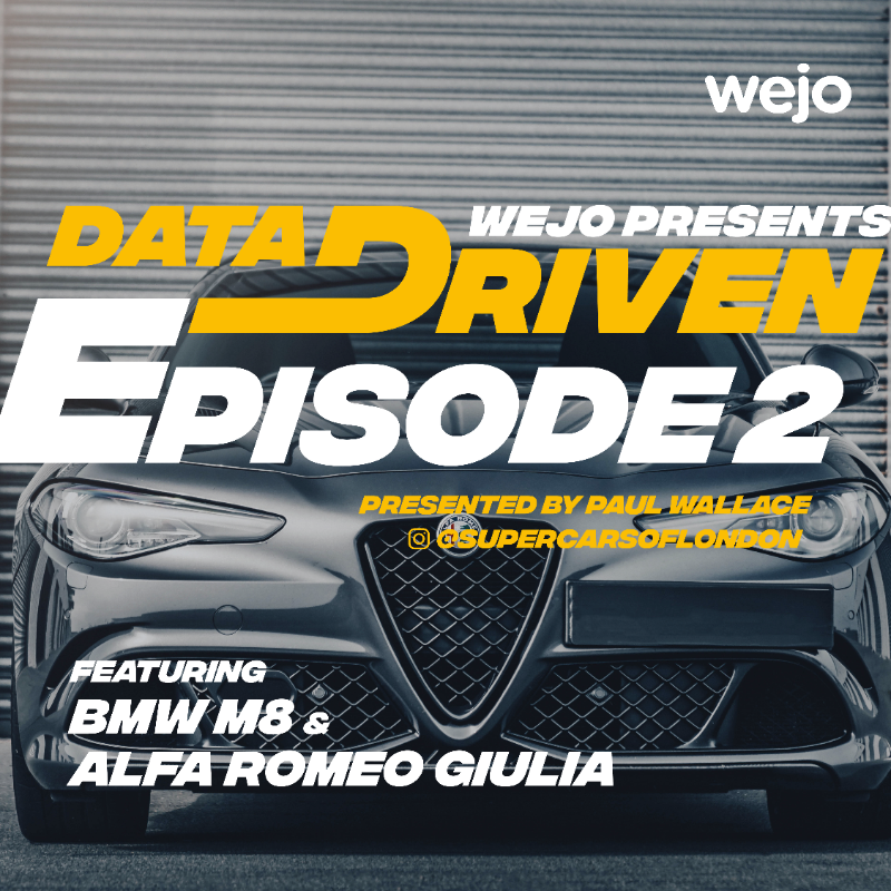 wejoHQ's tweet photo. The #DataDrivenSeries continues! π₯
Ep. 2 features the legendary #AlfaRomeoGiulia & #BMWM8 roaring around the track.
We also hear from @Richardwejo, @Oliverjameswebb & @Wallacepjw on the cars' incredible #connectivity features!
#wejourney #DataForGood #ConnectedVehicleData