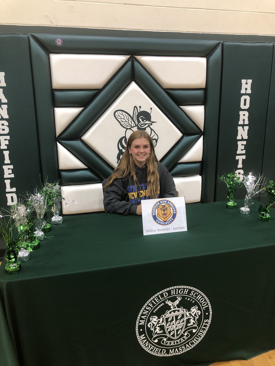 Congratulations to senior Melissa Shanteler on her decision to attend Western New England University and continue her athletic career playing  lacrosse for the Golden Bears!  Best of luck!
