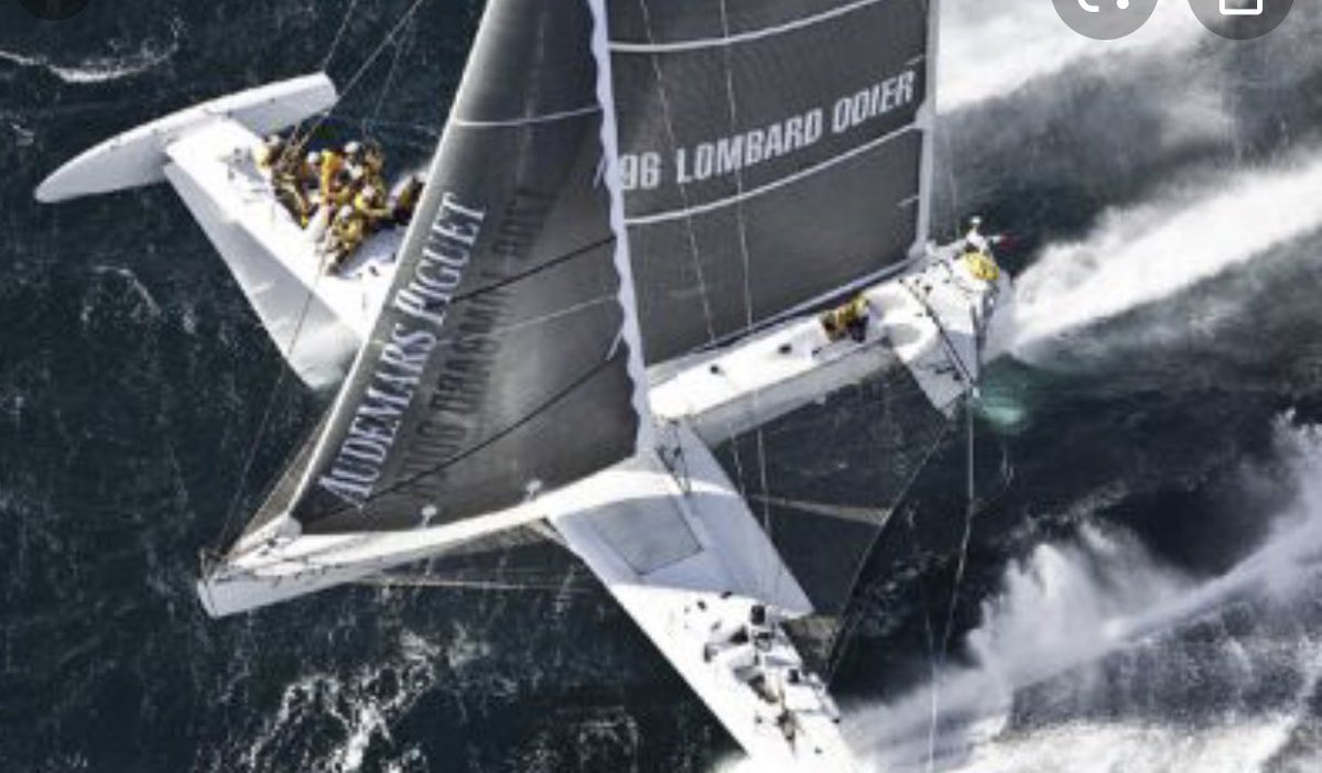Alain_Thebault's tweet photo. Together we broke the world sailing speed record in 2009 🚀 51 kts average 🚀 Thanks to @lombardodier team for the warm welcome in Geneva🇨🇭 https://t.co/DkWHjMeHqV