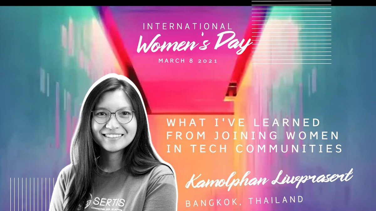 Today we feature <a href="/pyladiesbkk/">pyladiesbkk</a> Kamolphan Liwprasert's talk "What I've Learned from Joining Women in Tech Communities" from our youtube series Meet The PyLadies IWD 2021 Special! #PyLadies 

buff.ly/2QH5PXG