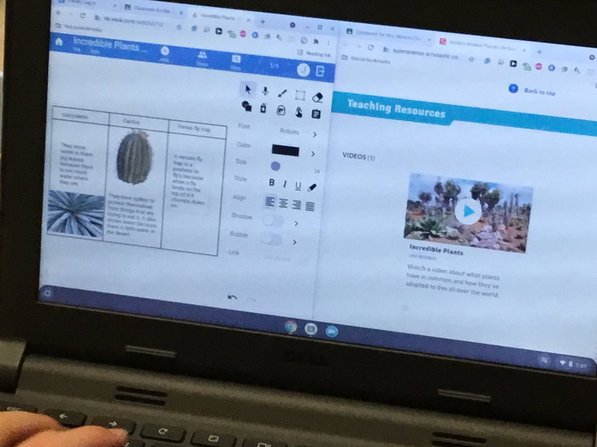 We are learning about incredible plants by watching a video on <a href="/Scholastic/">Scholastic</a> Super Science and taking notes about their adaptations on a graphic organizer on <a href="/Tech4Learning/">Tech4Learning</a> ‘s WIXIE.  <a href="/FlemRarSchools/">FlemRarSchools</a> <a href="/CopperHillES/">Copper Hill</a>