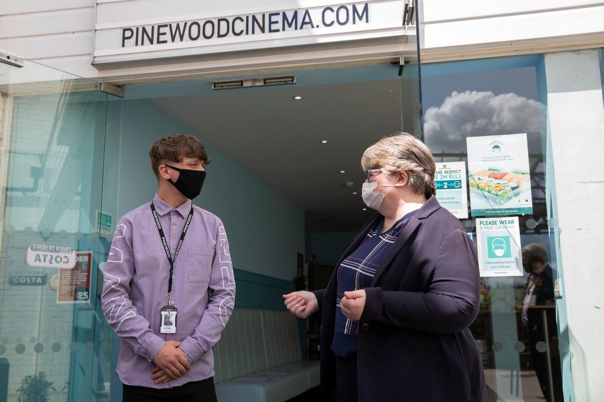 Great to meet our young customer Davis yesterday, who has just started his #Kickstart  journey, with a fabulous opportunity at Pinewood studios as a production runner.