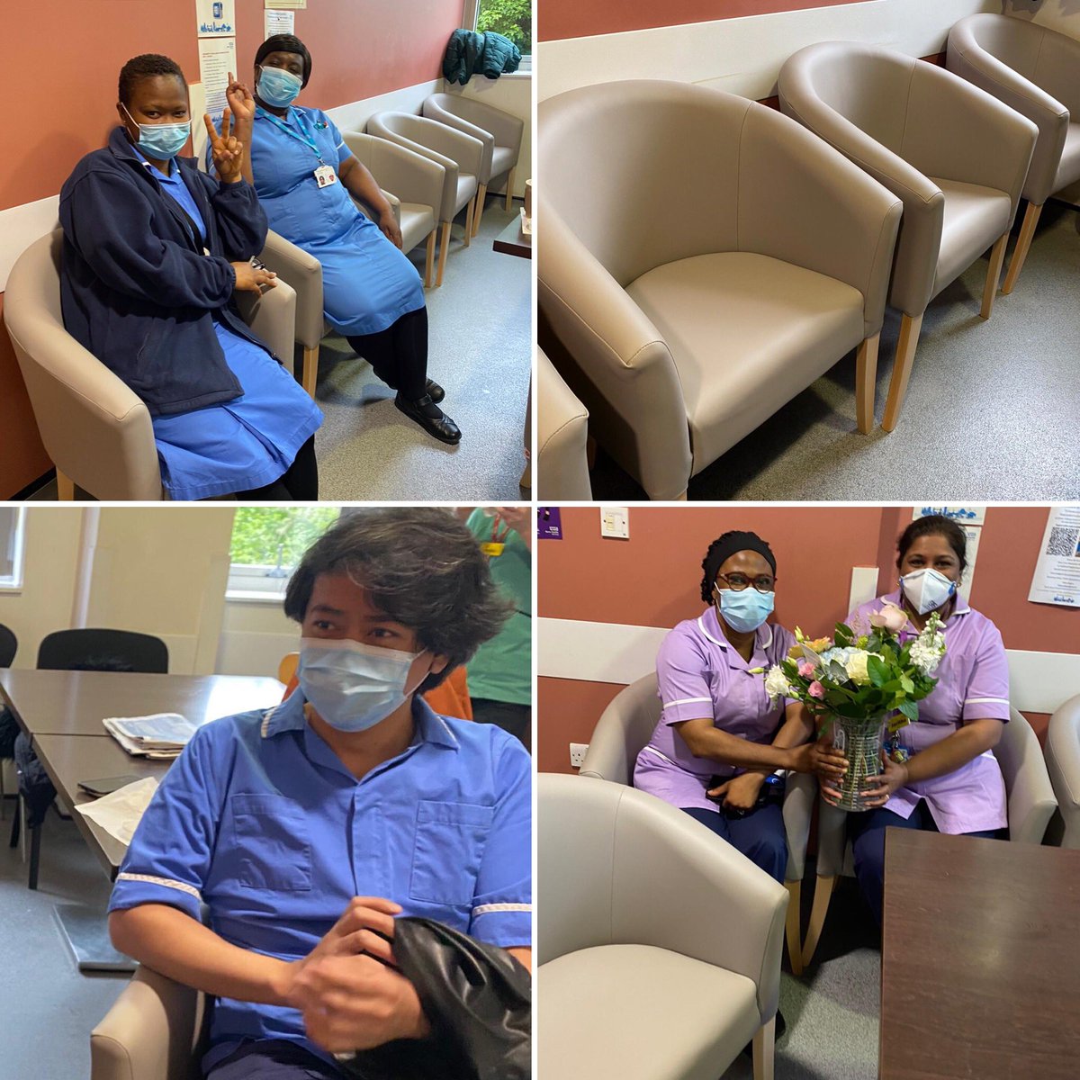 CatrionaRowland's tweet photo. Thanks to @Barts_Charity for the new chairs πͺ that is making staff in #TeamThistle rest room more comfortable. #BHWellbeing @geraldi134 @drliat @jocraig92 @AdamSewellJones @VitalArts @wen3031 @jcsbak @louise_crosby https://t.co/iONa3Ggh7V