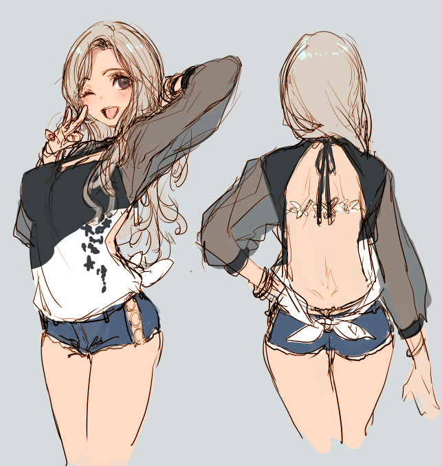 単純に自分の好きなギャルはこういう感じ、っていう理由と、あんまりこっち系のギャルのえっちなの見かけないのでなら自分が描くしかないでしょ…!!!!の合わせ技で多分次回作はこんなかんじの子かなあ 