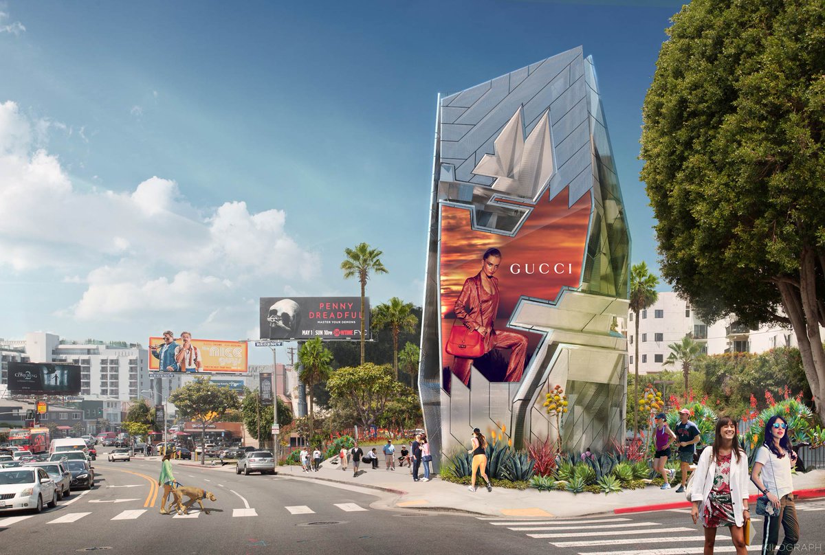 #TBT to the visualizations we created for Sunset Spectacular competition winners Tom Wiscombe Architecture and Orange Barrel Media. The project was recently in the press again for their use of aerospace engineering in the billboard design. Learn more:
archpaper.com/2021/05/facade…