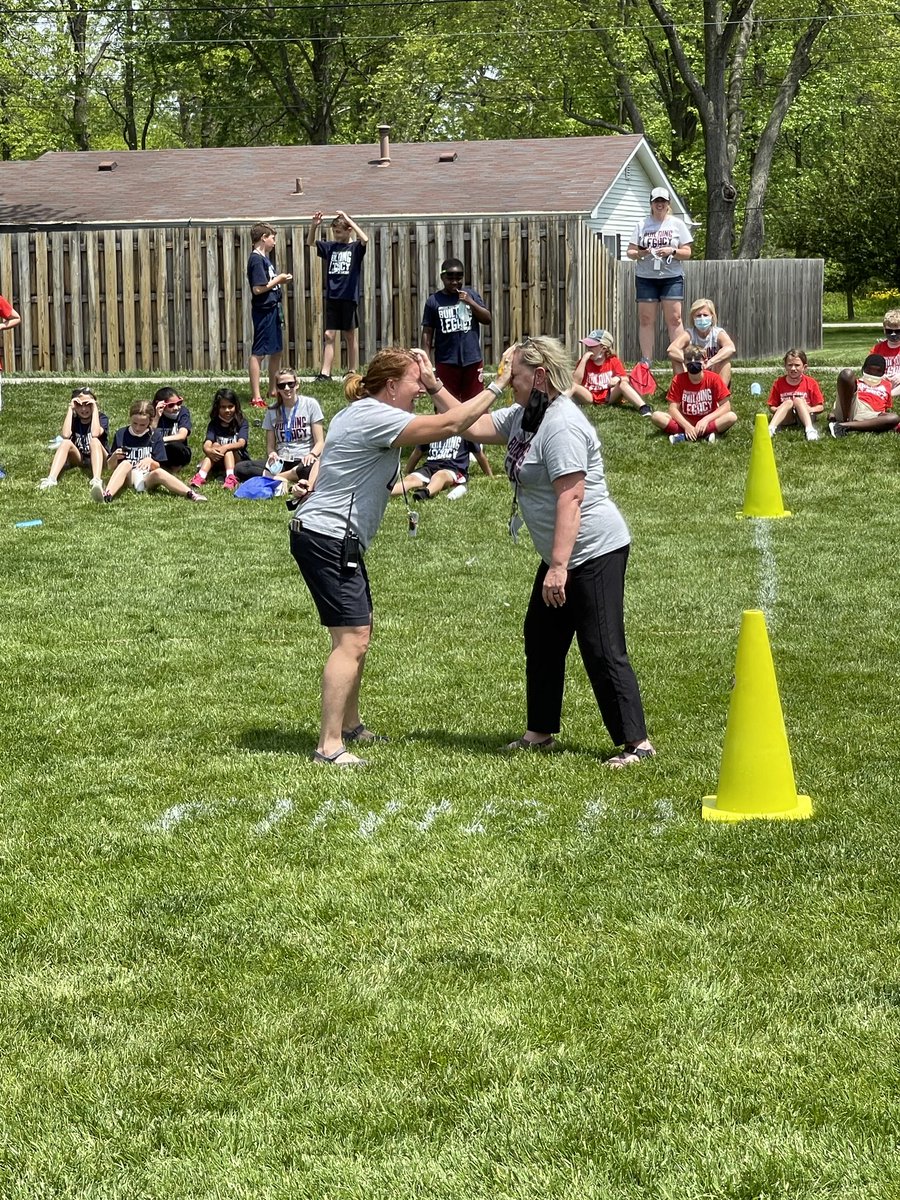 OrchardParkCCS's tweet photo. Field day fun isn’t just for the kids! Our student became spectators during a staff game of egg roulette 🥚 https://t.co/TlcPheymwY