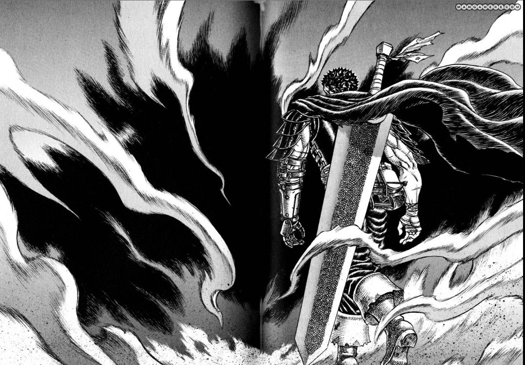 TeJayy13's tweet photo. Woke up to the worst news that Muira Kentaro author of Berserk passed away 2 weeks ago. Berserk is literally the best thing I have ever read and has actually changed my life. I’m devastated that we will never be able see his amazing work completed . Rest in piece struggler. https://t.co/2YtlRzGGFC
