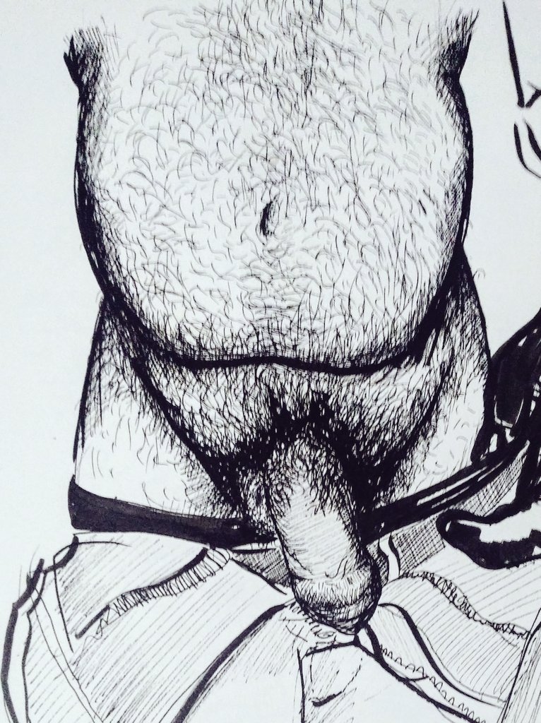 leonnobear's tweet photo. #drawingbear #inkbear #BEAR #dibujodaddy #oldman #drawinggay #drawingerotic #drawing #oso #GayMexicano #GayGroup https://t.co/srT3lF71We