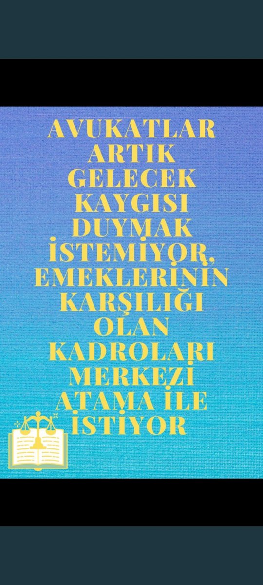Faruk12578's tweet image. İşsiz kalmak ve ailemizin üzerine yük olmak istemiyoruz. Avukata kadro verin @lutfielvan @RTErdogan @fuatoktay
SnCbİzin VarKadroAz