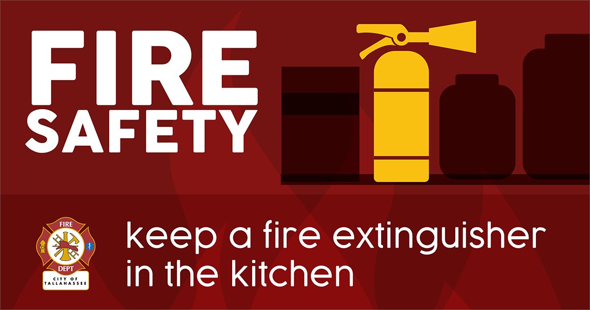 Tallahassee Fire Dept on Twitter "A fire extinguisher might be the