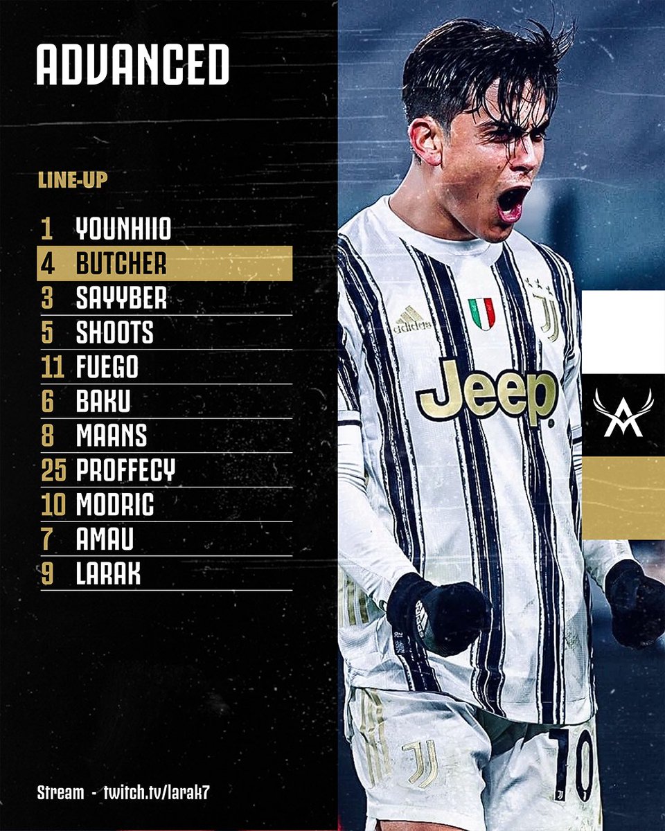 🏆 Vegacy Major League :

🗓 Début de cette Conférence A, après avoir remporté l’Ascension League. Hâte d’en découdre! 

🏡  21h20 : @OverSideCP 
✈️  21h40 : <a href="/GhostWarriorFc/">Ghost Warrior</a> 
🏡  22h00 : <a href="/ReyZzEsport/">ReyZz NeTra</a> 

🧷 Twitch.tv/larak7

📋 Le XI de départ: 👇