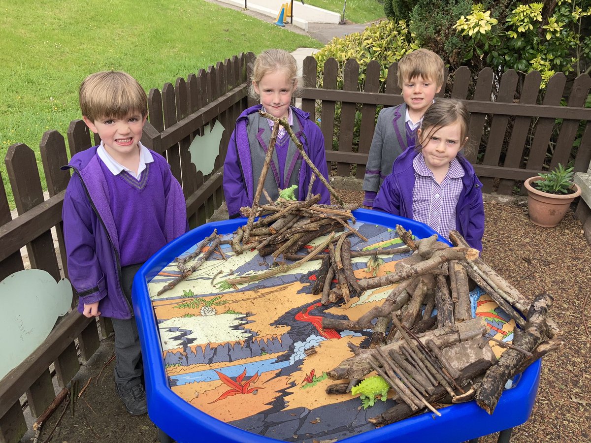 We’ve had a great day celebrating outdoor learning day in spite of the terrible weather. Lots of smiling faces and engaged topic learning. #SeizeTheSeason