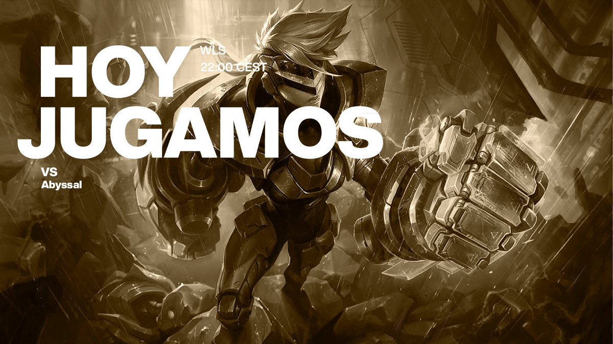 Team_Bravus's tweet photo. #WildRift | ¡MATCHDAY!
 
🏆| @WLS_ULG 
🆚| @AbyssalEC 
📅| 20/05
⏰| 22:00 🇪🇸
🎙| @Xampialgemesi 
📺| https://t.co/Az3JD6DEox
 
¡A seguir escalando!¡Confiamos en vosotros!
#BeBrave 🐃 https://t.co/MM0oa9WAZC