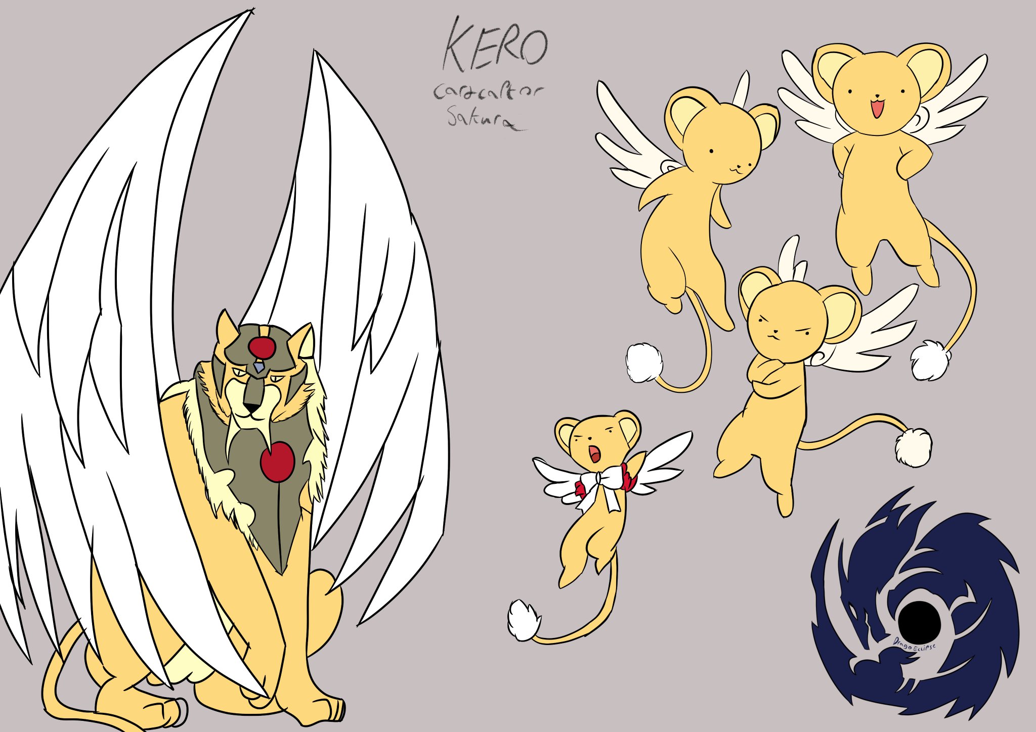 DragoEclipse on X: Kero (Cerberus) from Cardcaptor Sakura coloured :3 # CardCaptorSakura #fanart #anime #manga #kero #AnimeArt  t.coitkca5VkXr  X