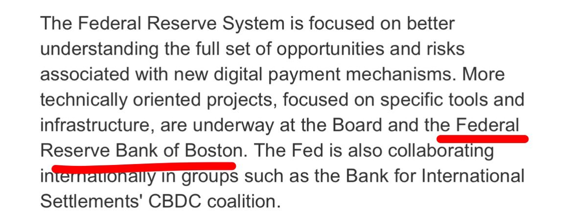 CroissantEth's tweet photo. What did the Federal Reserve mean by this? 🤔

$ETH for CBDC’s? https://t.co/cPAyWGbhHa