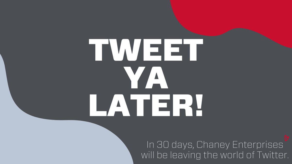 You can still find us on Facebook, Instagram, LinkedIn, TikTok, Pinterest and YouTube. 📲