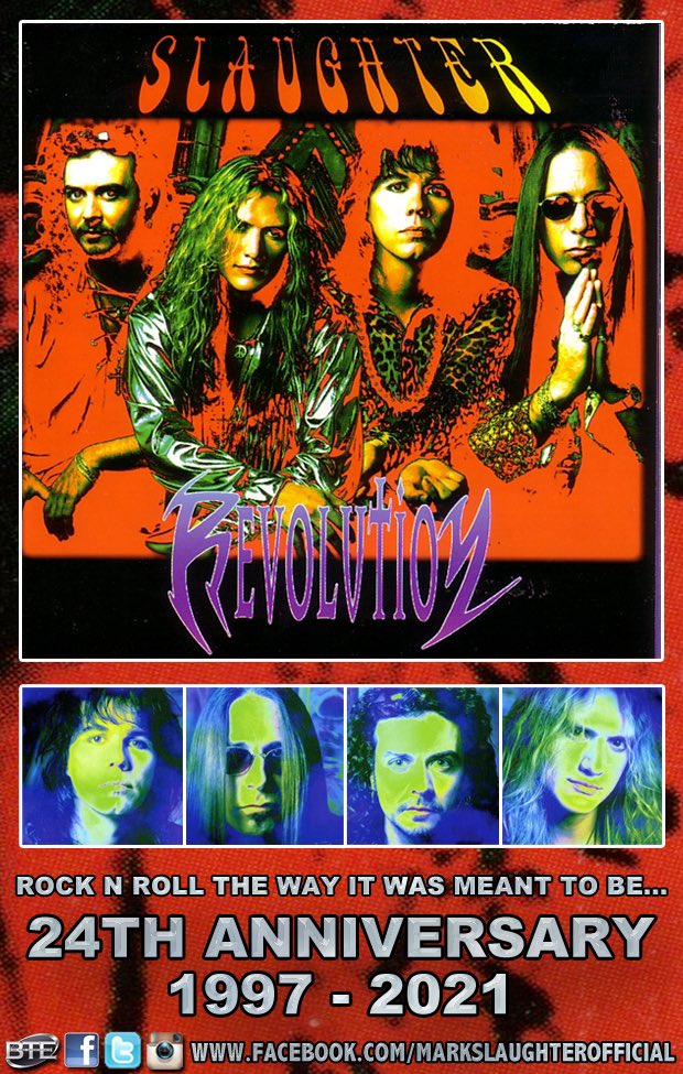 markslaughter33's tweet photo. May 20th 1997
24 years ago today "Revolution" was released.
#MarkSlaughter #Slaughter #FlyToTheAngels #Revolution #AmericanPie #HeatOfTheMoment #TimKellyRIP #ErnieBallStrings #PickGuyGuitarPicks #CarlinoGuitars #FuTone #MorleyPedals #PariahPickups https://t.co/aGeS9kLxKs