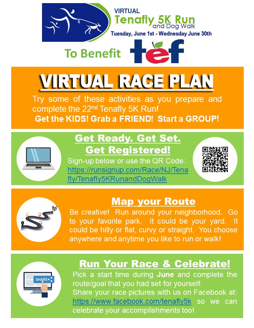 Hope to SEE you on the roads!  
Register for Tenafly Educational Foundation's annual 5K Run at:
runsignup.com/Race/NJ/Tenafl…
and share your run at:
facebook.com/tenafly5k
<a href="/GoTigersTHS/">TENAFLY ATHLETICS</a> <a href="/TenaflySchools/">Tenafly Public Schools</a> <a href="/TenaflyMaugham/">Maugham Elementary</a> @MackayPrincipal <a href="/PrincipalLander/">Mrs. Lander</a> <a href="/J_SpencerSmith/">Smith School</a> <a href="/MiddleTenafly/">Tenafly Middle School</a>