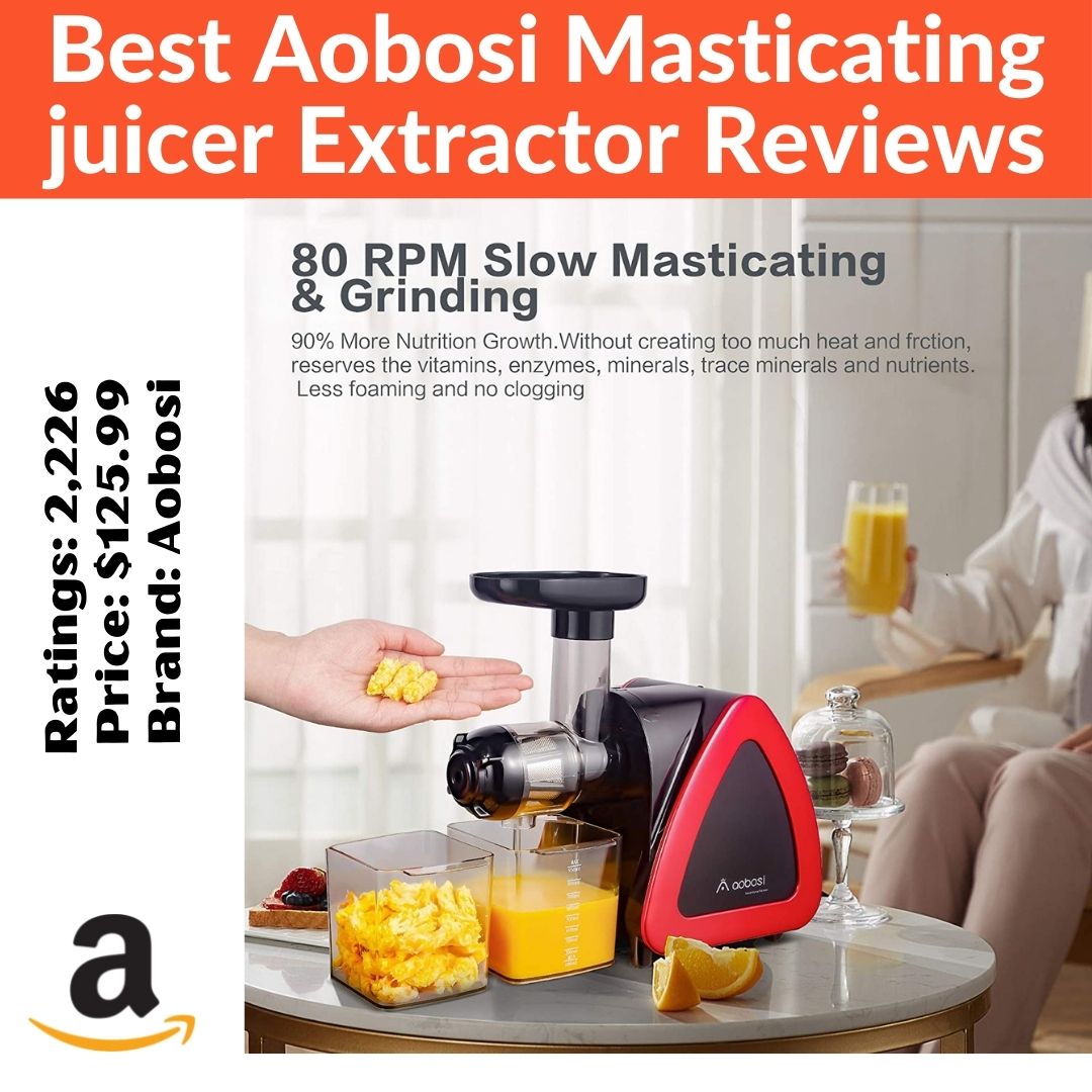 •Aobosi Slow Masticating juicer Extractor, Cold Press Juicer Machine, Quiet Motor, Reverse Function, High Nutrient Fruit and Vegetable Juice with Juice Jug &amp; Brush for Cleaning, Get this product: amzn.to/3v28IkH
#masticating_juicer,#masticating_juicer_reviews,#aobosi