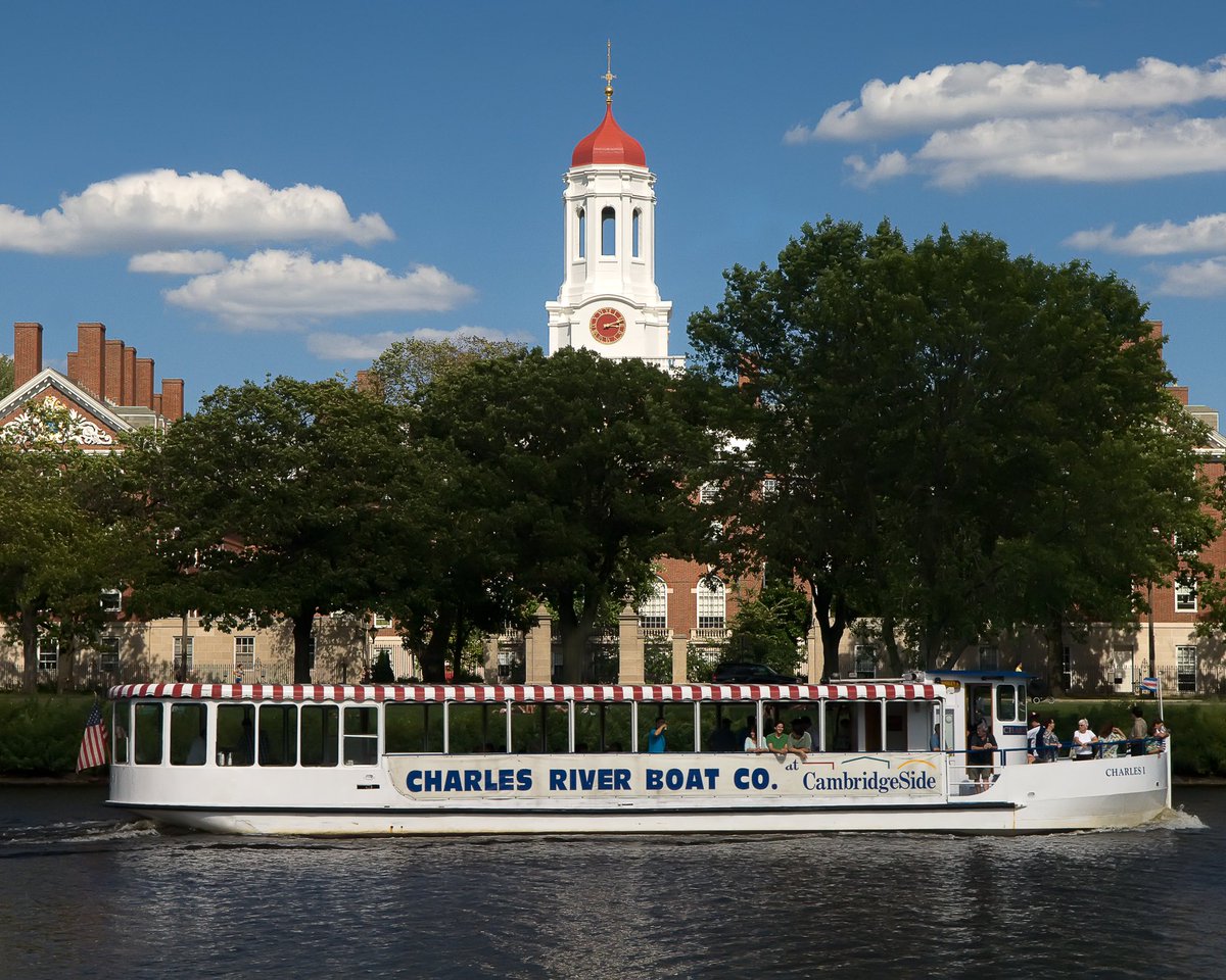It’s time to #cruise down the #CharlesRiver again! Daily public tours at <a href="/BostonRiverboat/">Charles Riverboat Co</a> begin on May 29. Climb aboard for a #sunsetcruise with cocktails or an educational #sightseeing tour of #CambMA and #Boston. #MyLocalMA #Massachusetts #NewEngland