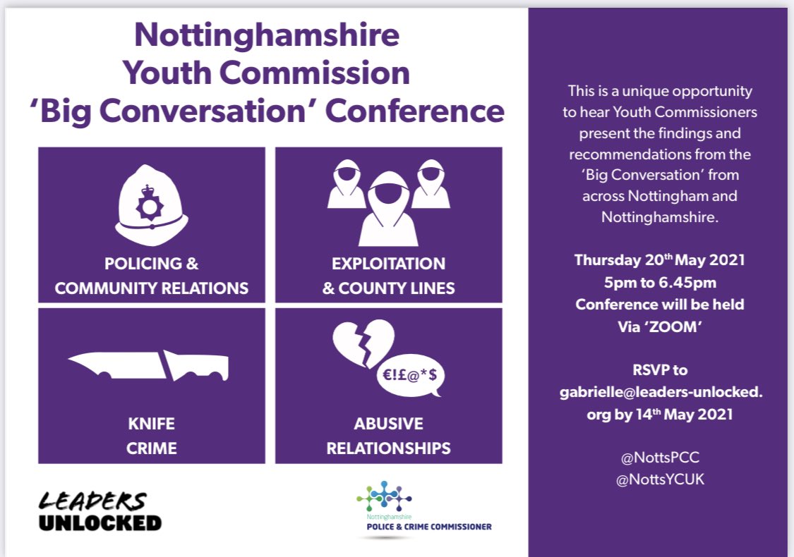 NottsYCUK's tweet photo. Thank you all to who could attend our ‘Big Conversation’ conference. So lovely to have our new PCC @carolinenotts joining and look forward to see what the future holds #youthvoice #NottsYC https://t.co/LWWb201NGf