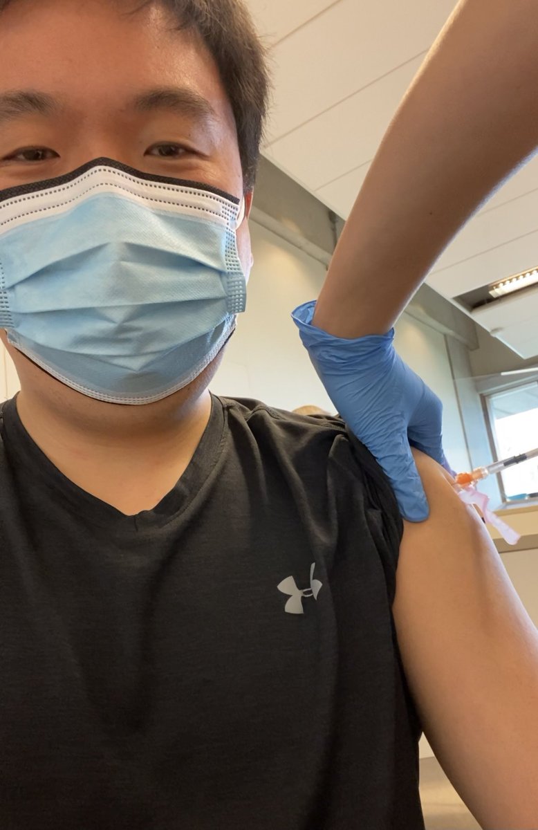 Yesss <a href="/CFFM_KW/">The Centre for Family Medicine</a> <a href="/ROWPublicHealth/">Region of Waterloo Public Health</a> vaccinated !! LFG.