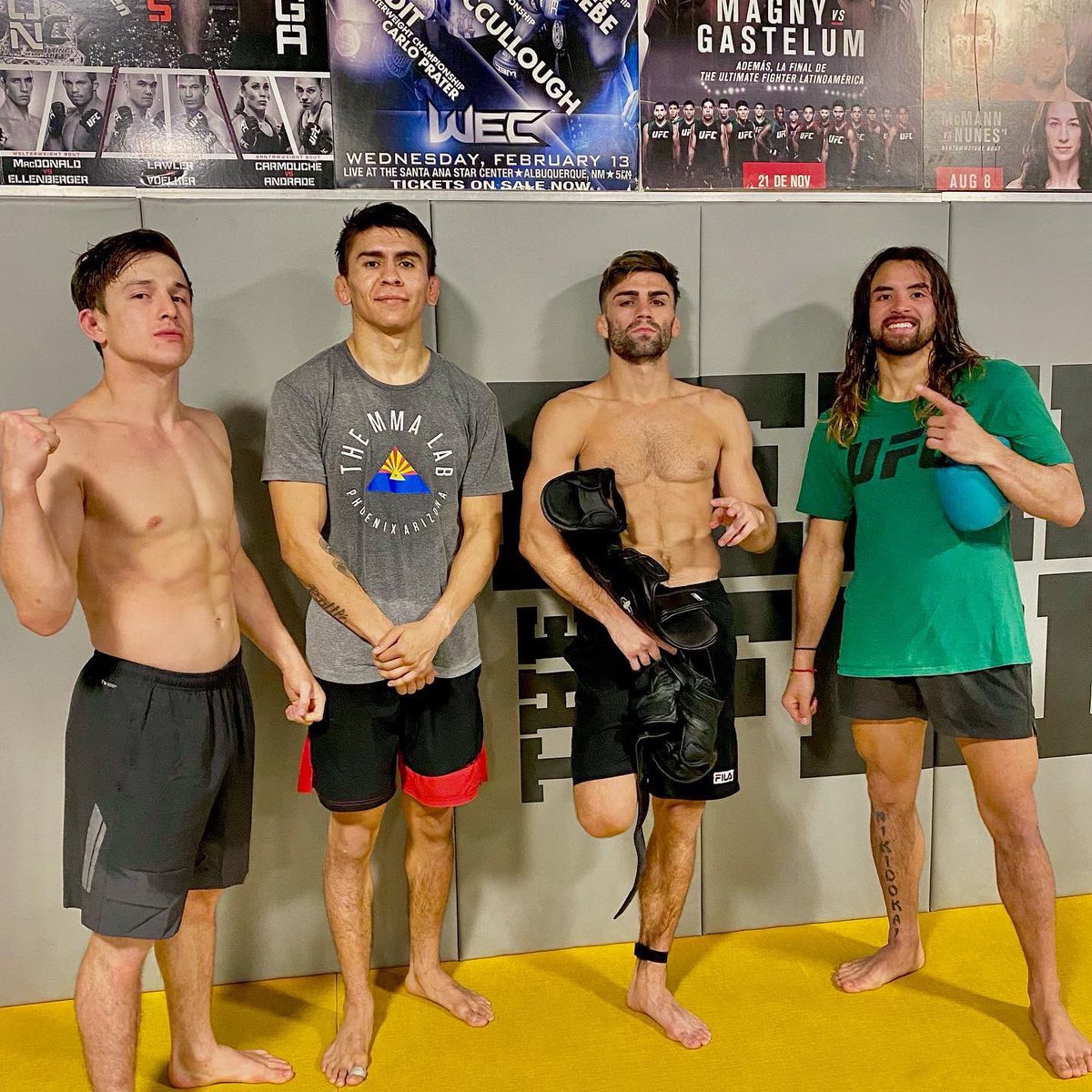 #SquadGoals: <a href="/ConcreteClayton/">Concrete</a>, @Bautista_MMA, <a href="/BMeredith001/">Bryce Meredith</a>, and @KyMatrix.

<a href="/ConcreteClayton/">Concrete</a> and <a href="/BMeredith001/">Bryce Meredith</a> fight at #LFA108! 💥

#MMA
#LFANation
<a href="/UFCFightPass/">UFC FIGHT PASS</a>