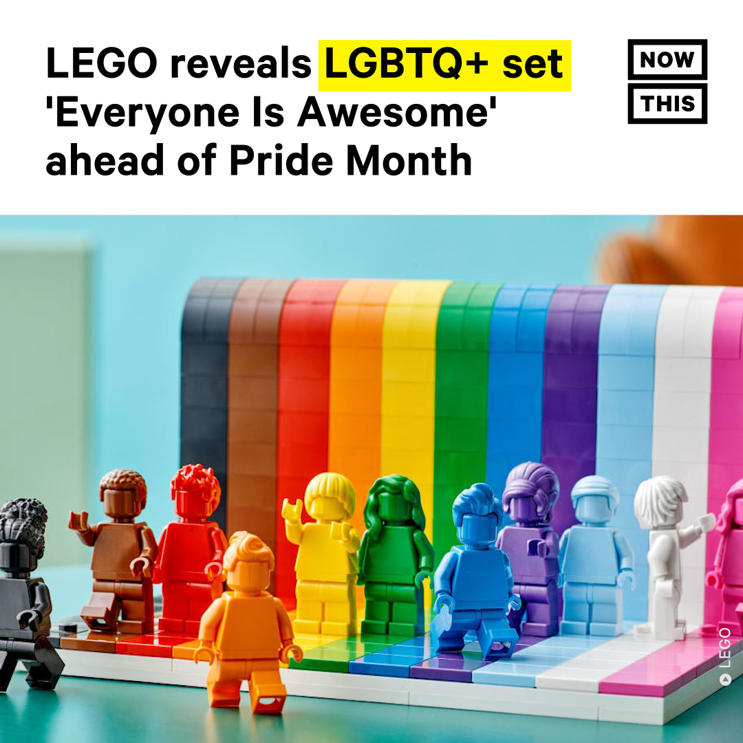 NowThis on Twitter "LEGO has unveiled its first LGBTQ+themed set just