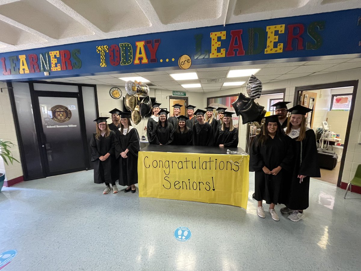 These graduates began their adventure at Nelson and have reached the finish line at SHS!