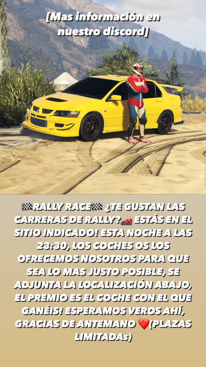 ViciaosRP's tweet photo. 🏁OS ESPERAMOS!🏁 https://t.co/4upF3Wvulx