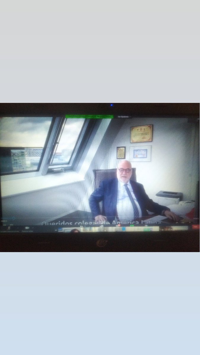 flapsi_la's tweet photo. Dr Alfred Pritz, nos acompaña gracias a la tecnología, con su mensaje de bienvenida al XIII congreso Latinoamericano/IV Congreso Uruguayo de Psicoterapia. https://t.co/uaYWeBBoGX