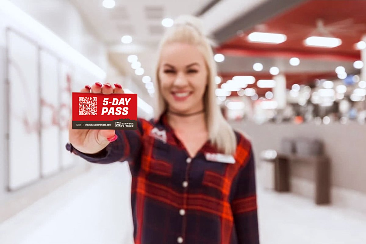 Starting is the hardest part. We want to make it easier by providing a FREE 5-Day all access pass! How you use your pass is up to you! Download your pass today by visiting: ow.ly/PNi950ERDUJ

#MountainsideFitness #GuestPass
