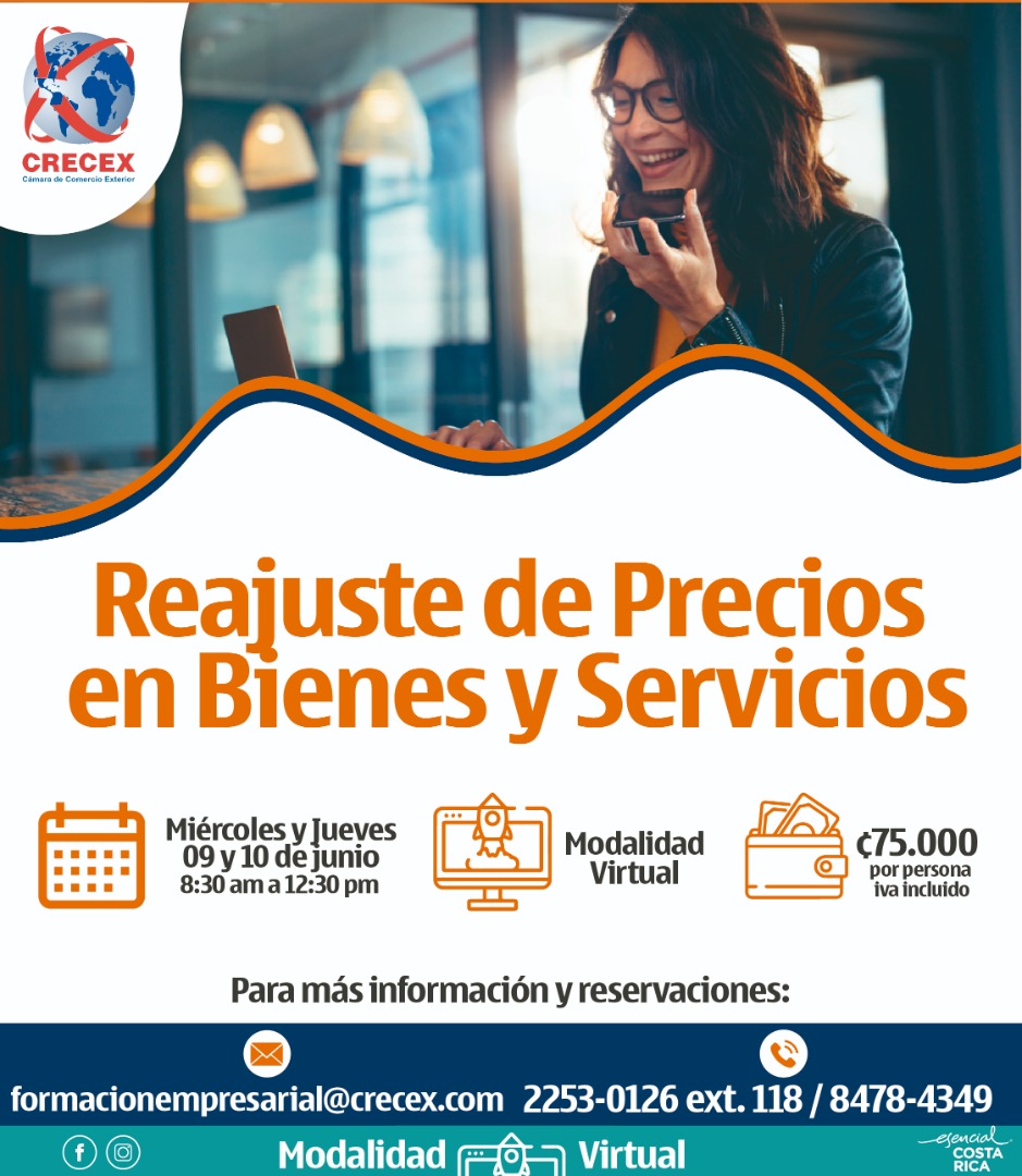 CrecexImport's tweet image. ¿Conoce realmente la importancia del reajuste de precios en la Contratación Administrativa?

Que espera para inscribirse!

Contáctenos al:
2253-0126 ext 118 / 124 o bien al 8478-4349
formacionempresarial@crecex.com

#bys #Reajustedeprecios #Crecex #virtual #Capacitaciones