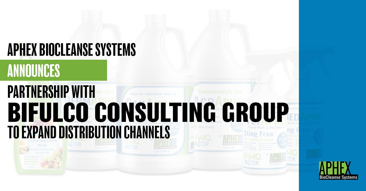 AphexSystems's tweet photo. We're proud to announce our new partnership with Bifulco Consulting Group!
Read our full press release here: https://t.co/URSEhU7UVq
#AphexBioCleanse #BifulcoConsulting #Sanitization #Germs #Bacteria #Disinfect #WhiteLabel #OTCPK $SNST https://t.co/YIiGG7FOml