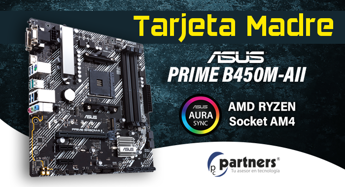 pcpartnersmx's tweet photo. 😎La #asus  PRIME B450M-AII AMD RYZEN Socket AM4 es la tarjeta madre perfecta para armar la pc de tus sueños 👉https://t.co/Mmp7oJwASH

☎️ 33 3126 8308
📨 ventas@pcpartners.com.mx

#computo #Tecnologia #motherboard #AMDRyzen https://t.co/jBBTLn5iR9