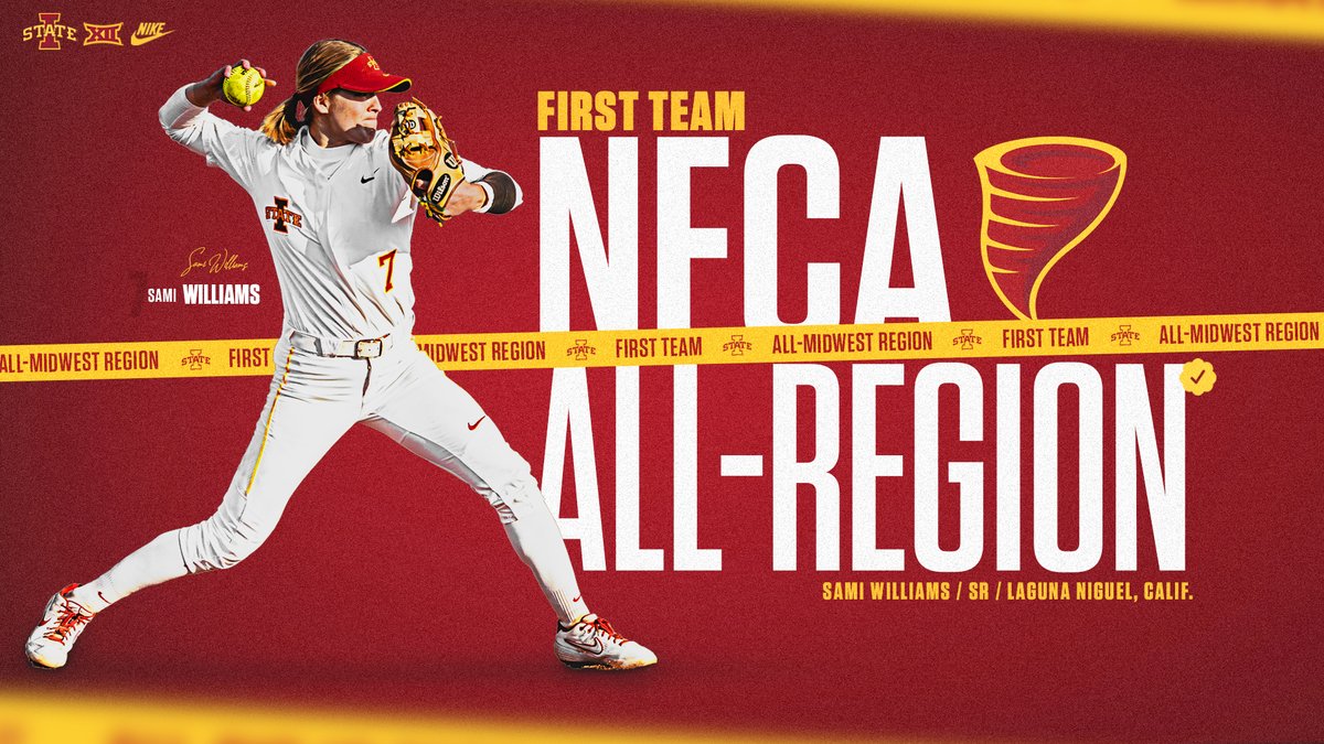 𝐅𝐢𝐫𝐬𝐭 𝐓𝐞𝐚𝐦 𝐀𝐥𝐥-𝐌𝐢𝐝𝐰𝐞𝐬𝐭 𝐑𝐞𝐠𝐢𝐨𝐧

Was there any doubt? Congratulations, Sami!

#Cyclones🌪️🥎