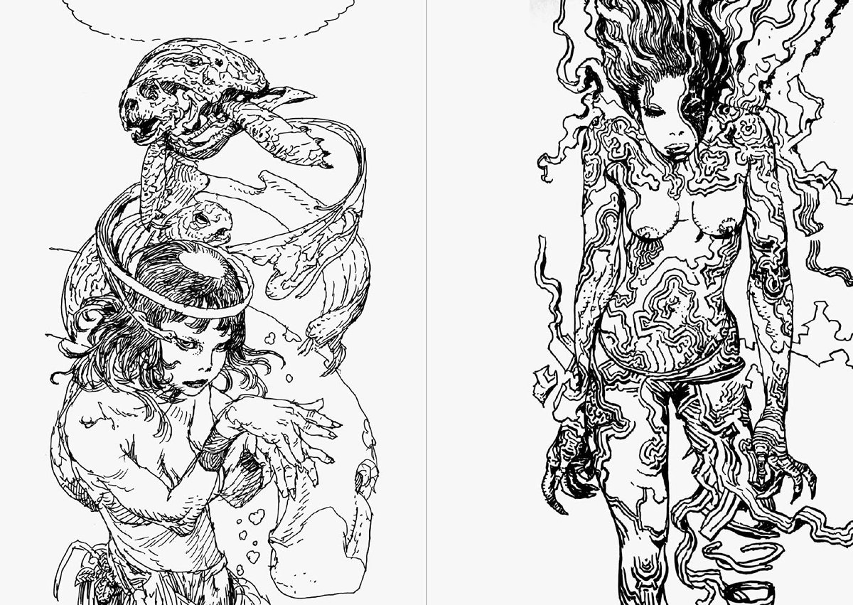 Illustration extraordinaire Katsuya Terada has an upcoming art book simply titled "Sketch", out in a few days on 24/05. I'll post a book review when my copy arrives - https://t.co/exme4sQEsK 
#寺田克也 #artbook #illustration @PIE_BOOKS @PIE_Comic_Art 