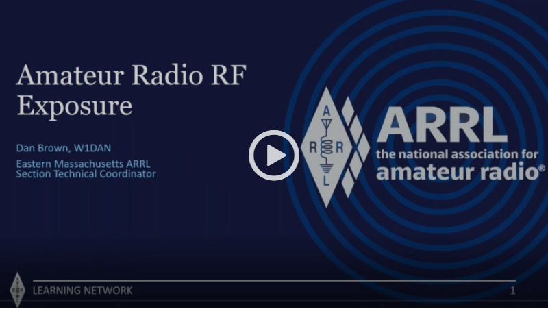 The Amateur Radio Service is no longer categorically excluded from aspects of the FCC RF Exposure rules and can no longer avoid performing an exposure assessment simply because they are transmitting below a given power level. Watch a new ARRL webinar at gotostage.com/channel/d8ea15…