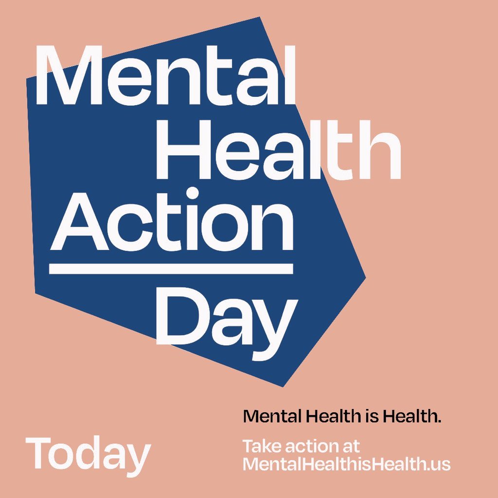 Today is #MentalHealthAction Day! We’re proud to be a partner alongside over 1k brands, nonprofits, cultural leaders & government agencies to empower everyone to take the next step for mental health. Visit MentalHealthActionDay.org to learn more & for more great resources & tools