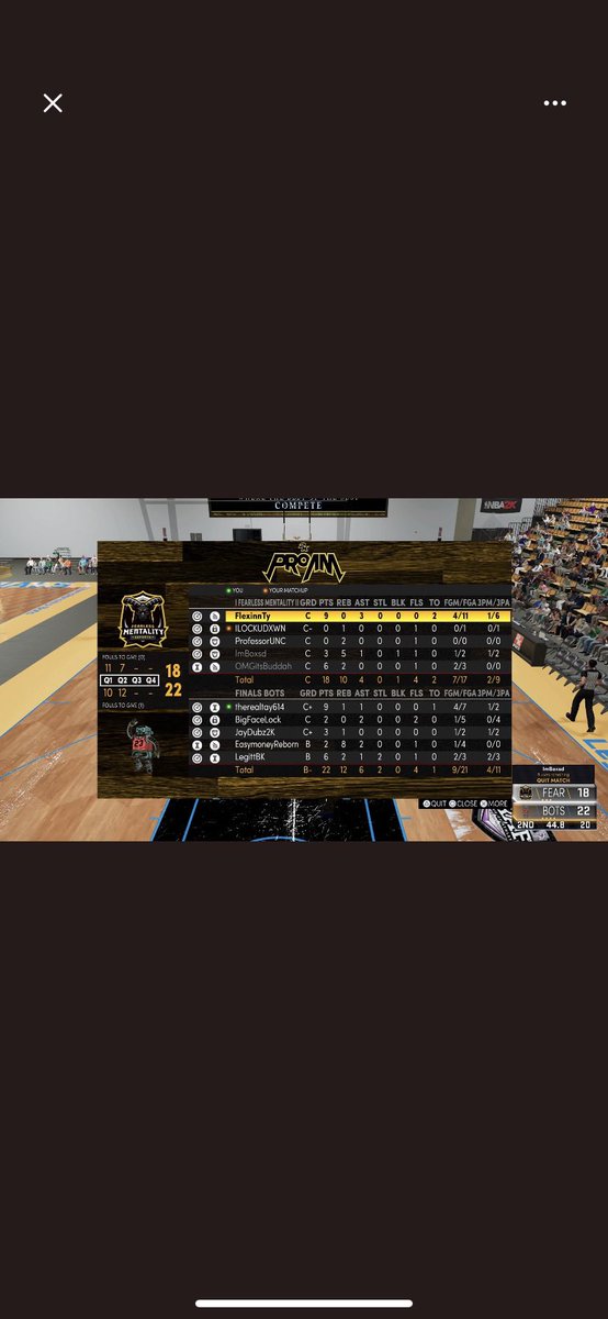 Ggs to Fearless Mentality in the <a href="/LOA_2k/">League of Athletes</a> Finals!! Shoutout to the Bots in Jerseys as we Reverse sweep 3-1 
They don’t call me the Draft League WARRIOR For no reason 😈
<a href="/therealtay614/">TAY RETIRED 🎒</a> @BigFaceLock <a href="/jaydubz2k/">JayDon</a> @EasymoneyGOAT @McfleezyBg <a href="/Ultimatum_2k/">Ultimatum</a>