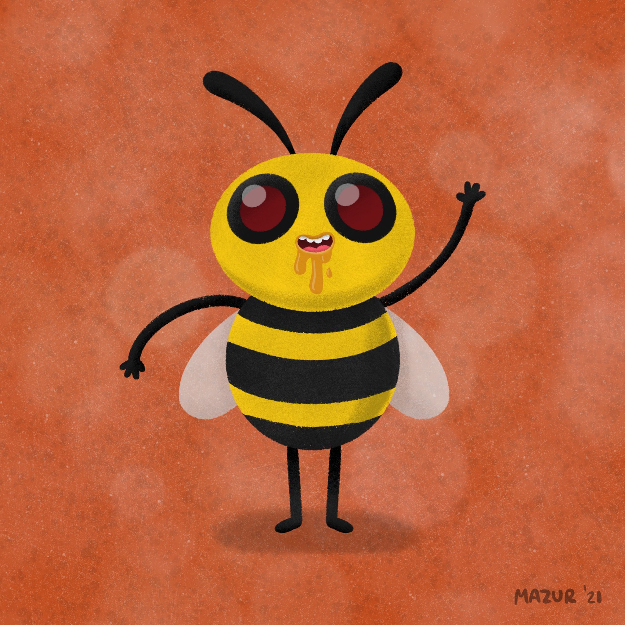 Nathan Mazur Bee Happy It Is World Bee Day Worldbeeday Bee Bees Honeybee Bumblebee Apiary Beehive Honey Insect Buzz Sting Pittsburghillustrators Digitalart Illustration Procreate Ipadpro Applepencil T Co Nathan Mazur Bee Happy It Is World Bee Day Worldbeeday Bee Bees Honeybee Bumblebee Apiary Beehive Honey Insect Buzz Sting Pittsburghillustrators Digitalart Illustration Procreate Ipadpro Applepencil T Co