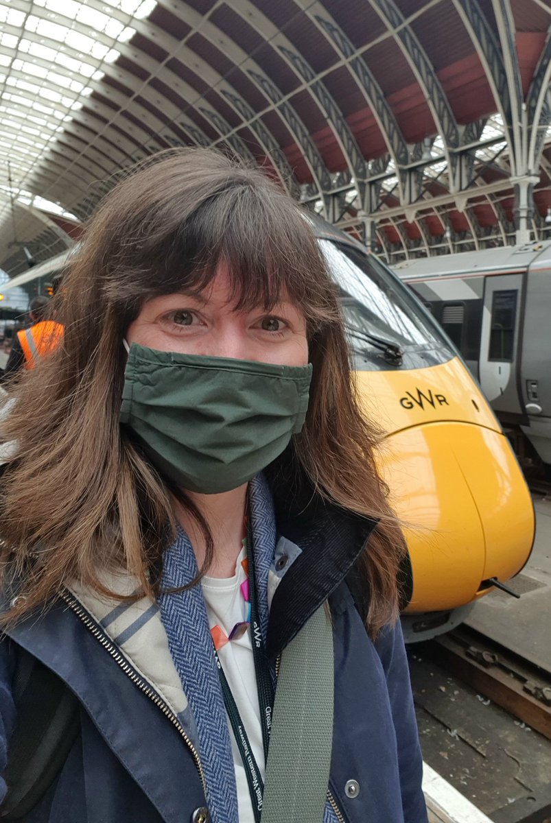 Rhian_Moore's tweet photo. I was at Paddington today for the first time for ages. Nice to see people at the station and great to see guidance being followed.
#GettingBackOutThere https://t.co/L7w5iDF5ya