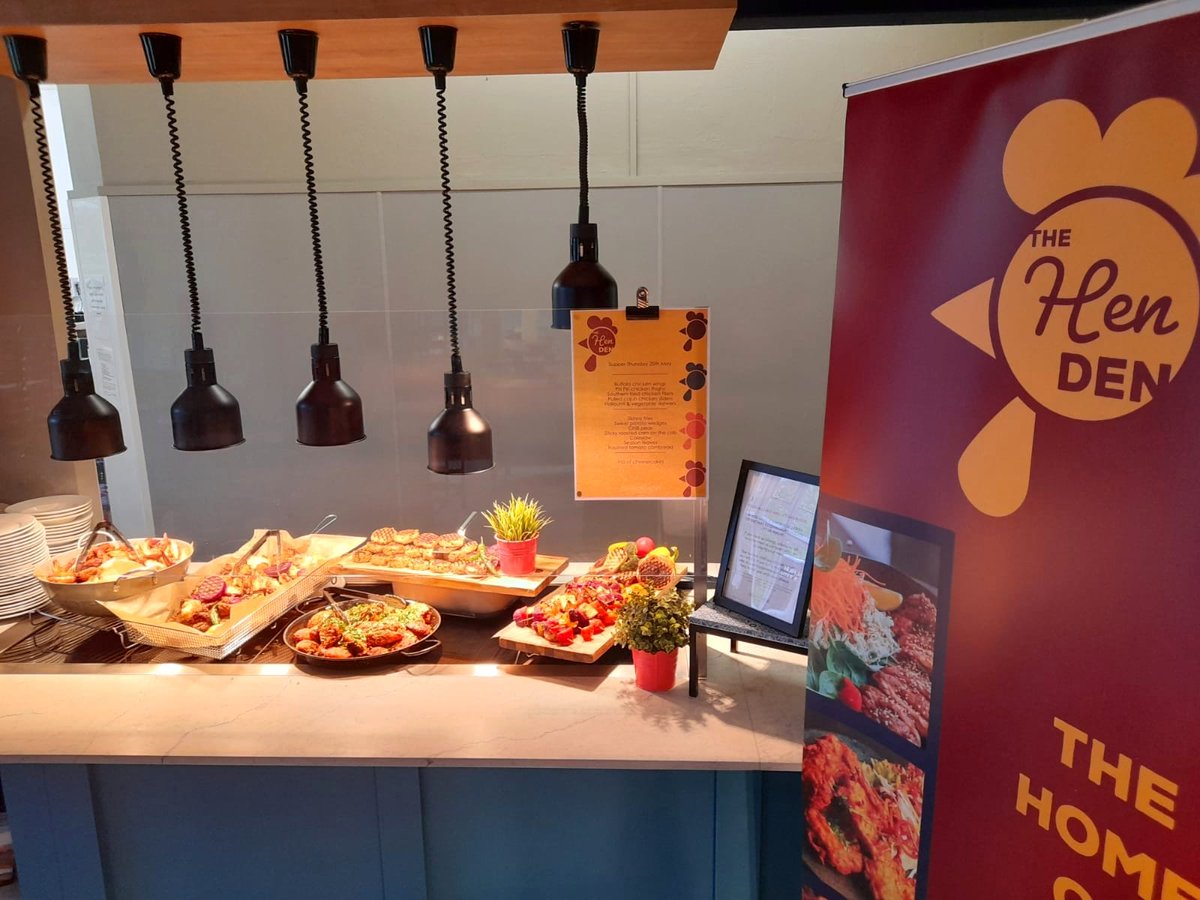 RHSBholroydhowe's tweet photo. Fantastic Hen Den Supper tonight at Royal High School Bath. Well done to the team.
@DamianBlake4 @HolroydHowe
#henden #teamwork #schoolcatering #themenight #royalhighschoolbath #catering #hospitality https://t.co/st1PxvKKzI
