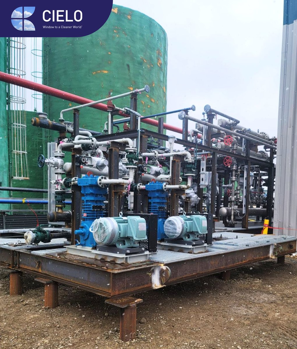 CieloCorp's tweet photo. Desulfurization equipment being received in Aldersyde

#CieloHasTheSolution #Desulfurization #Progress https://t.co/jRhb8hlbZd